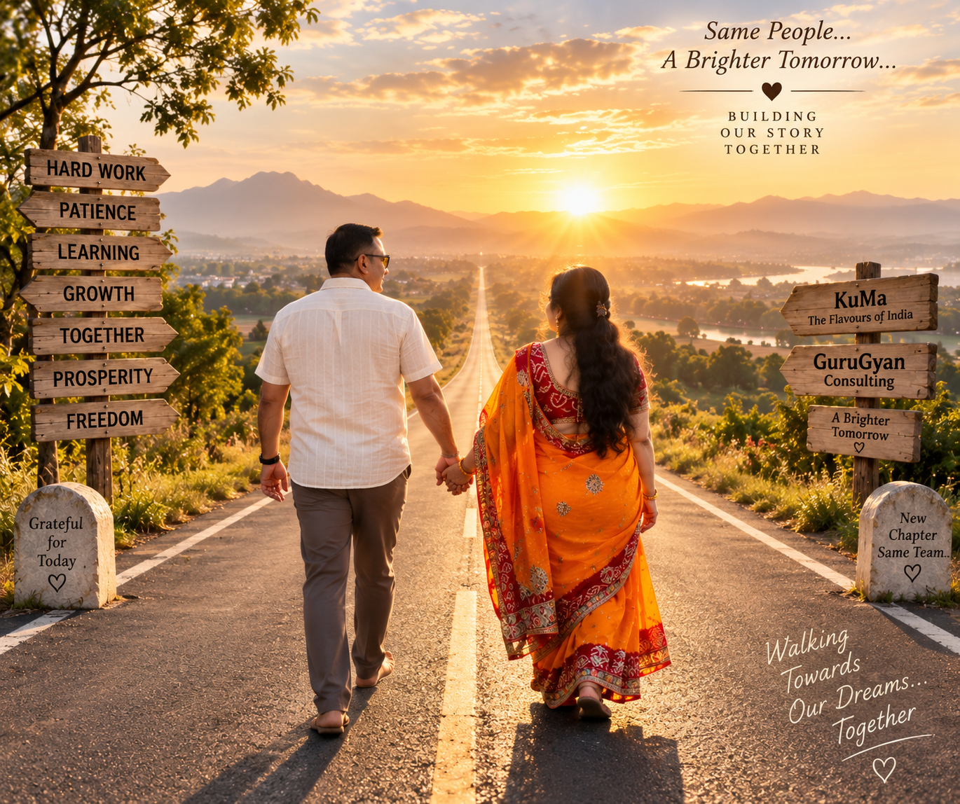 Jyothi Vyas and Surya Vyas, founders of KuMa