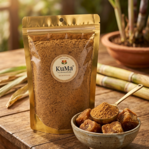 KuMa Sweet Swap – Jaggery Powder 1 kg + Khandsari 3 kg